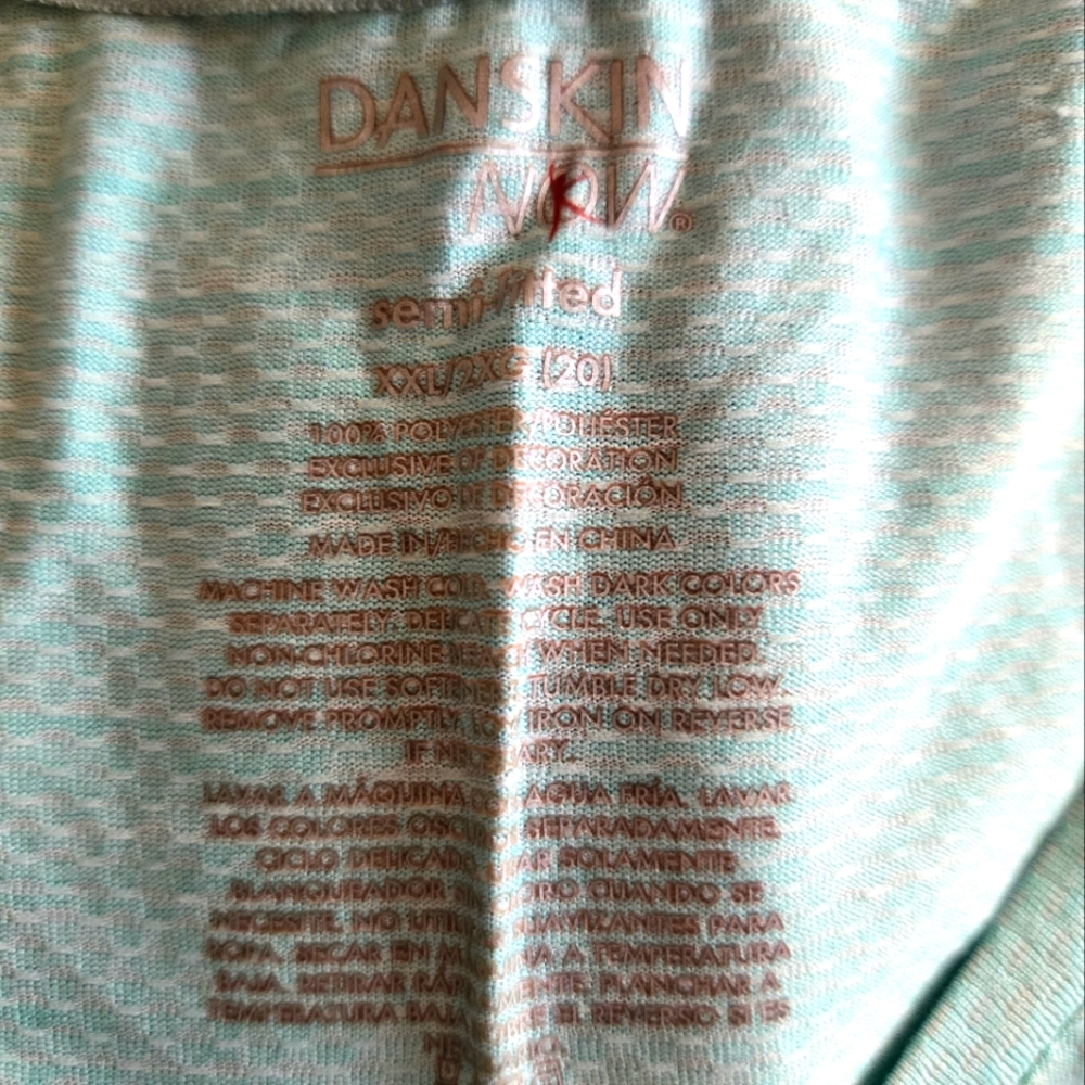 Light Blue V-Neck Performance Tee - Picture 6 of 7